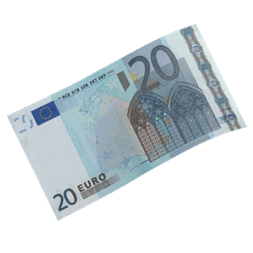 Animated Euro Bills